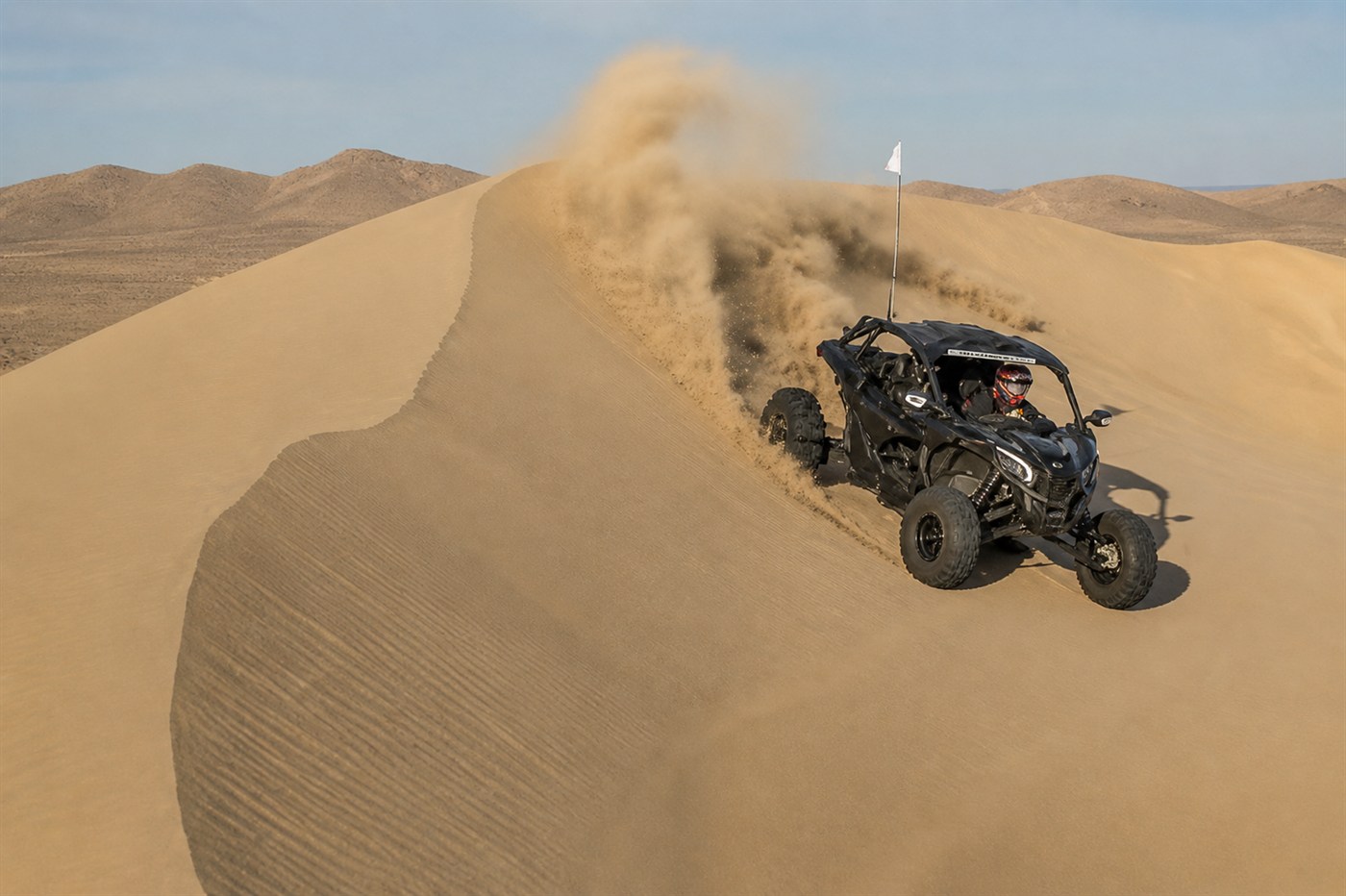 Can-Am vehicle in the Huacachina dunes