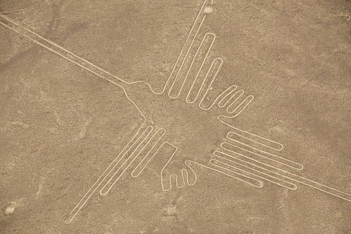 The Hummingbird geoglyph of the Nazca Lines