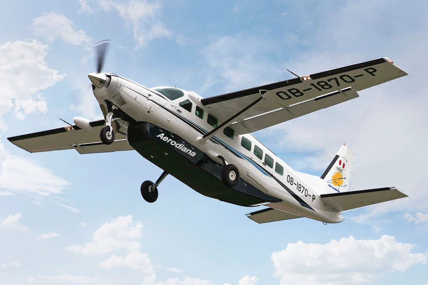 Cessna aircraft used for Nazca Lines scenic flights